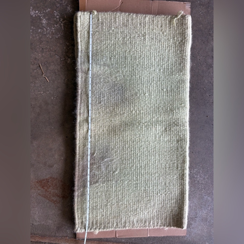 Green mayatex horse show pad